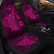 Hawaiian Map Kanaka Manta Ray Polynesian Car Seat Covers Pink - AH - Polynesian Pride