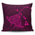 Hawaiian Map Kanaka Manta Ray Polynesian Pillow Covers Pink - AH Pillow Covers Black - Polynesian Pride