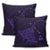 Hawaiian Map Kanaka Manta Ray Polynesian Pillow Covers Purple - AH - Polynesian Pride