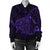 Hawaiian Map Kanaka Manta Ray Polynesian Bomber Jacket Purple - AH - Polynesian Pride