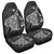 Hawaiian Map Kanaka Manta Ray Polynesian Car Seat Covers White - AH Universal Fit Black - Polynesian Pride