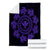 Hawaiian Map Kanaka Turtles Circle Style Purple Polynesian Premium Blankets - AH - Polynesian Pride