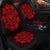 Hawaiian Map Kanaka Turtles Circle Style Red Polynesian Car Seat Covers - AH - Polynesian Pride