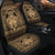 Hawaiian Map Madame Pele Kanaka Plumeria Polynesian Car Seat Covers Gold AH - Polynesian Pride