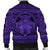 Hawaiian Map Madame Pele Kanaka Plumeria Polynesian Bomber Jacket Purple AH - Polynesian Pride