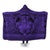 Hawaiian Map Madame Pele Kanaka Plumeria Polynesian Hooded Blanket Purple AH Hooded Blanket White - Polynesian Pride