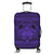 Hawaiian Map Madame Pele Kanaka Plumeria Polynesian Luggage Covers Purple AH Black - Polynesian Pride