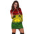 Hawaiian Map Madame Pele Kanaka Plumeria Polynesian Hoodie Dress Reggae AH - Polynesian Pride