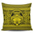 Hawaiian Map Madame Pele Kanaka Plumeria Polynesian Pillow Covers Yellow AH Pillow Covers Black - Polynesian Pride