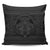 Hawaiian Map Madame Pele Mauna Kea Plumeria Polynesian Pillow Covers Gray AH Pillow Covers Black - Polynesian Pride