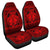 Hawaiian Map Madame Pele Mauna Kea Plumeria Polynesian Car Seat Covers Red AH Universal Fit Black - Polynesian Pride