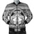 Hawaiian Map Madame Pele Mauna Kea Plumeria Polynesian Bomber Jacket White AH Black Unisex - Polynesian Pride