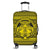 Hawaiian Map Madame Pele Mauna Kea Plumeria Polynesian Luggage Covers Yellow AH Black - Polynesian Pride