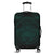 Hawaiian Map Madame Pele Polynesian Luggage Covers Dark Green AH Black - Polynesian Pride