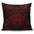 Hawaiian Map Madame Pele Polynesian Pillow Covers Red AH Pillow Covers Black - Polynesian Pride