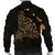 Hawaiian Map Manta Ray Gold Polynesian Bomber Jacket - AH - Polynesian Pride