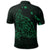 Hawaiian Map Manta Ray Green Polynesian Polo Shirt - Polynesian Pride