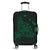 Hawaiian Map Manta Ray Green Polynesian Luggage Covers - AH Black - Polynesian Pride