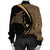 Hawaiian Map Manta Ray Polynesian Bomber Jacket - Gold - AH - Polynesian Pride