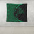 Hawaiian Map Manta Ray Polynesian Tapestry - Green - Circle Style - AH - Polynesian Pride