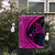 Hawaiian Map Manta Ray Polynesian Flag - Pink - AH - Polynesian Pride