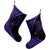 Hawaiian Map Manta Ray Polynesian Christmas Stocking - Purple - Circle Style - AH - Polynesian Pride