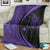 Hawaiian Map Manta Ray Polynesian Premium Blankets - Purple - Circle Style - AH - Polynesian Pride