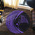 Hawaiian Map Manta Ray Polynesian Round Carpet - Purple - Circle Style - AH - Polynesian Pride