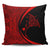 Hawaiian Map Manta Ray Polynesian Pillow Covers - Red - AH Pillow Covers Black - Polynesian Pride