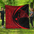 Hawaiian Map Manta Ray Polynesian Premium Quilts - Red - AH Black - Polynesian Pride