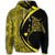 Hawaiian Map Manta Ray Polynesian Hoodie Yellow Circle Style - Polynesian Pride