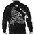 Hawaiian Map Manta Ray White Polynesian Bomber Jacket - AH - Polynesian Pride