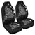 Hawaiian Map Manta Ray White Polynesian Car Seat Covers - AH Universal Fit Black - Polynesian Pride