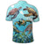 Hawaiian Map Sea Turtles Ocean Polynesian Polo Shirt - Polynesian Pride