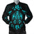 Hawaiian Map Turtle Dolphin With Plumeria Bomber Jacket - AH Black Unisex - Polynesian Pride