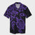 Hawaiian Map Turtle Hibiscus Kanaka Polynesian Hawaiian Shirt - Purple - AH Unisex Black - Polynesian Pride