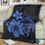 Hawaiian Map Turtle Hibiscus Plumeria Polynesian Premium Blankets - Blue - AH - Polynesian Pride