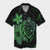 Hawaiian Map Turtle Hibiscus Plumeria Polynesian Hawaiian Shirt - Green - AH Unisex Black - Polynesian Pride