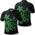 Hawaiian Map Turtle Hibiscus Plumeria Polynesian Polo Shirt Green Unisex Black - Polynesian Pride