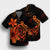 Hawaiian Map Turtle Hibiscus Plumeria Polynesian Hawaiian Shirt - Orange - AH - Polynesian Pride