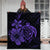 Hawaiian Map Turtle Hibiscus Plumeria Polynesian Premium Quilts - Purple - AH - Polynesian Pride