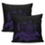 Hawaiian Map Turtle Hibiscus Polynesian Pillow Covers - Purple - AH - Polynesian Pride