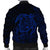 Hawaiian Map Turtle Kanaka Hibiscus Polynesian Bomber Jacket - Blue - AH - Polynesian Pride