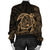 Hawaiian Map Turtle Kanaka Hibiscus Polynesian Bomber Jacket - Gold - AH - Polynesian Pride