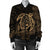 Hawaiian Map Turtle Kanaka Hibiscus Polynesian Bomber Jacket - Gold - AH - Polynesian Pride