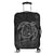 Hawaiian Map Turtle Kanaka Hibiscus Polynesian Luggage Covers - Gray - AH Black - Polynesian Pride