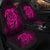 Hawaiian Map Turtle Kanaka Hibiscus Polynesian Car Seat Covers - Pink - AH - Polynesian Pride