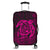 Hawaiian Map Turtle Kanaka Hibiscus Polynesian Luggage Covers - Pink - AH Black - Polynesian Pride