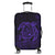 Hawaiian Map Turtle Kanaka Hibiscus Polynesian Luggage Covers - Purple - AH Black - Polynesian Pride