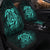 Hawaiian Map Turtle Kanaka Hibiscus Polynesian Car Seat Covers - Turquoise - AH - Polynesian Pride